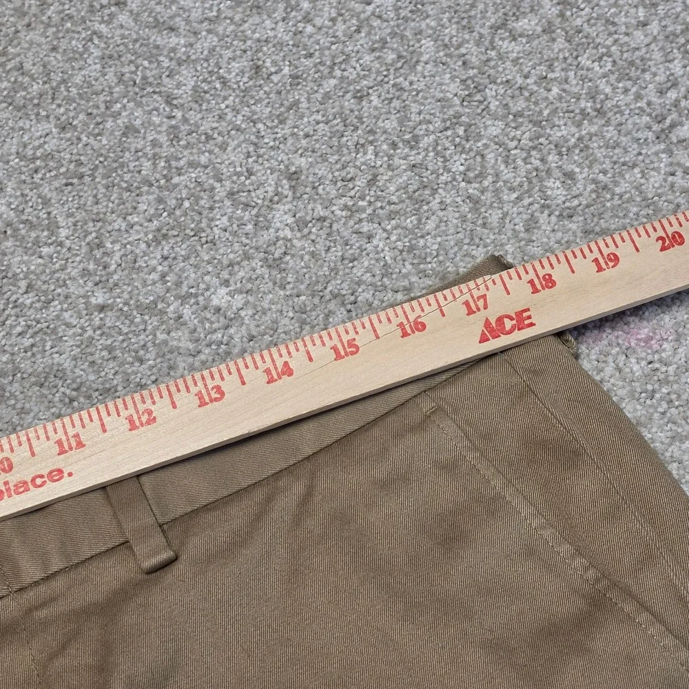 J.Crew Bowery Slim Stretch Dress Pants Mens 34x34 Khaki Tan F4031 NEW - Picture 6 of 10